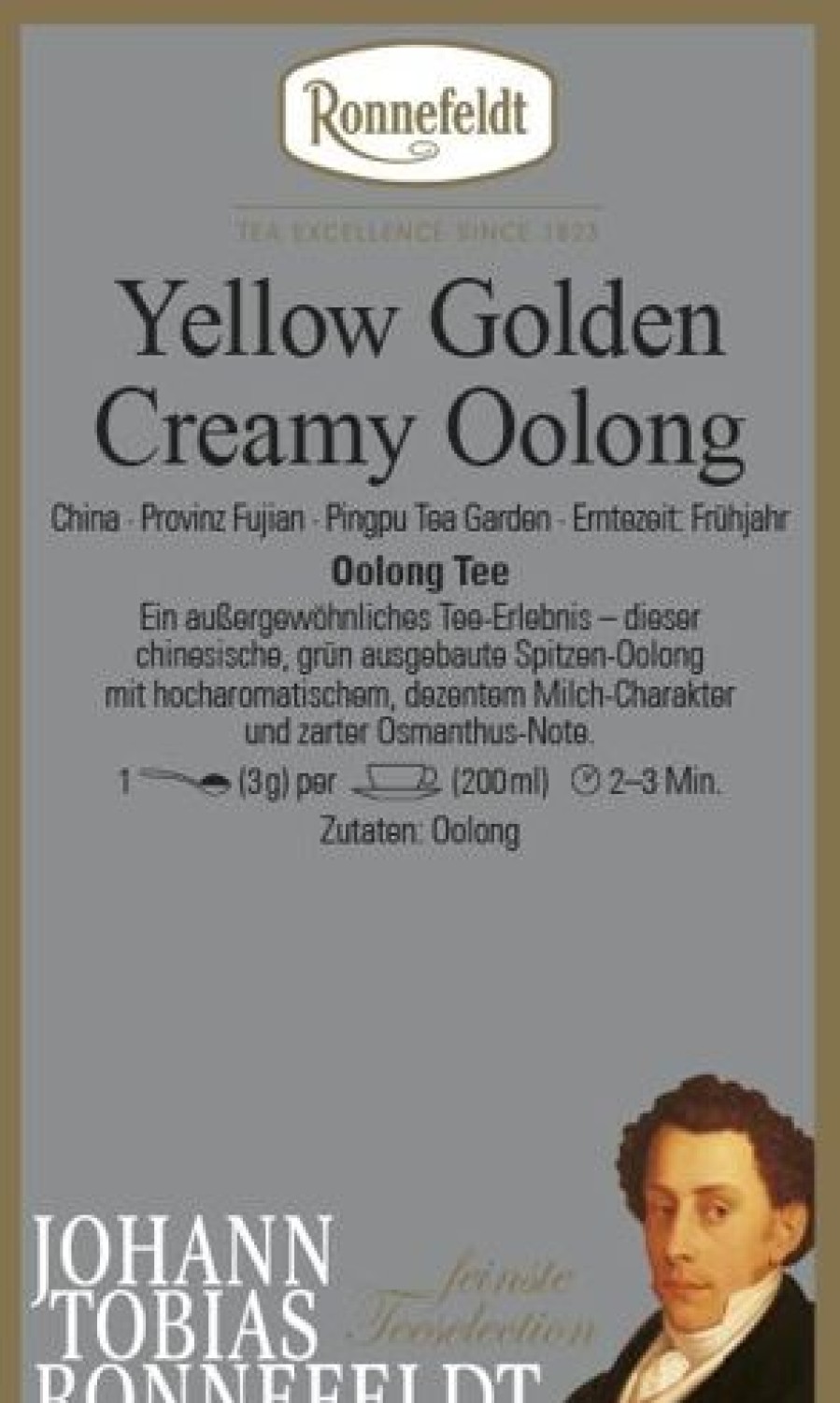 Besonderheiten | Ronnefeldt-Tee Yellow Golden Creamy Oolong