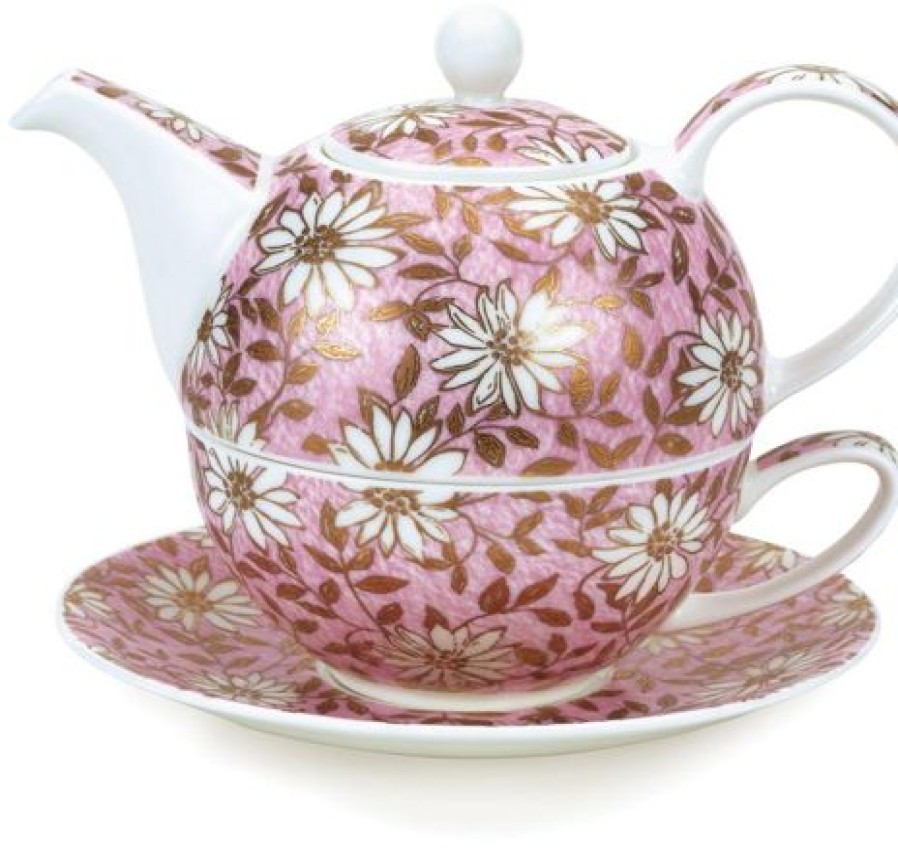 Tea For One | Dunoon Tea For One Set Nuovo Pink