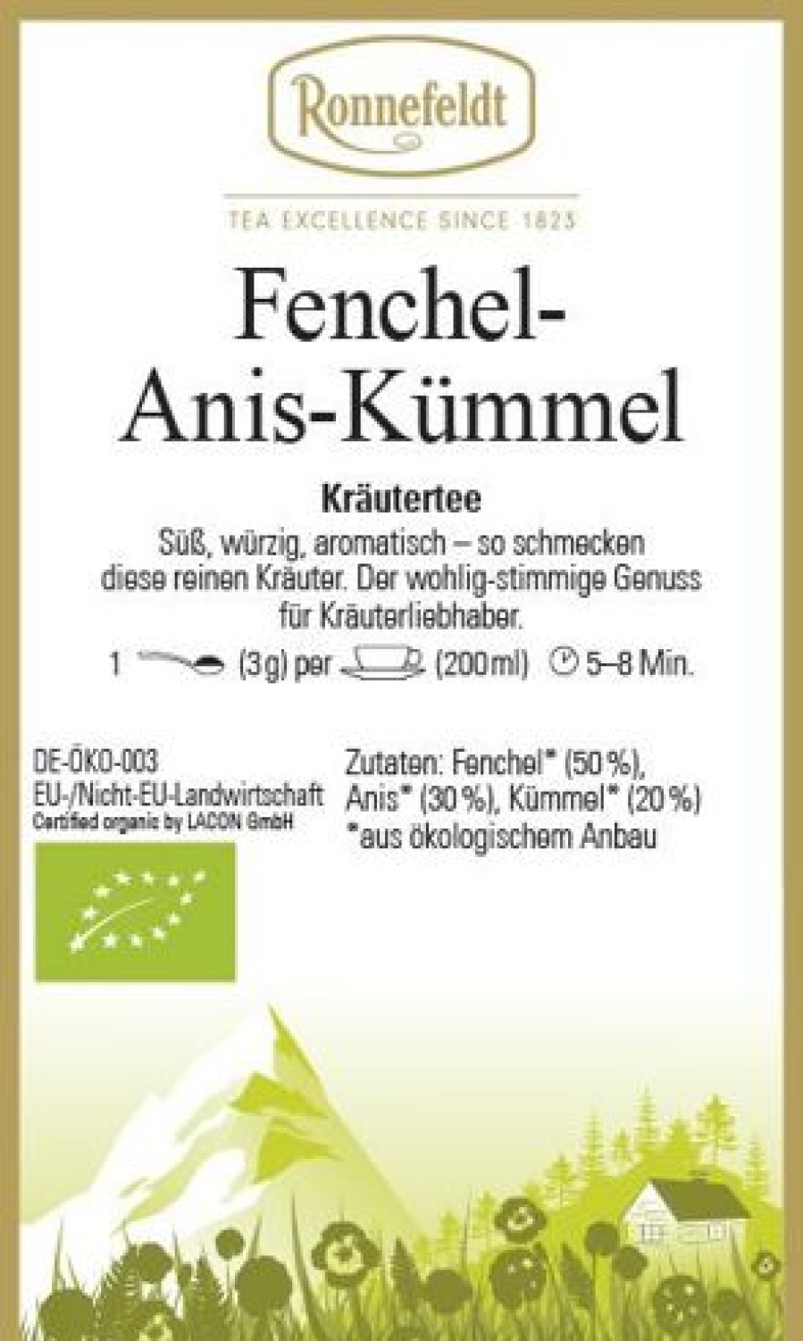 Bio Tee | Ronnefeldt-Tee Fenchel-Anis-Kmmel Bio