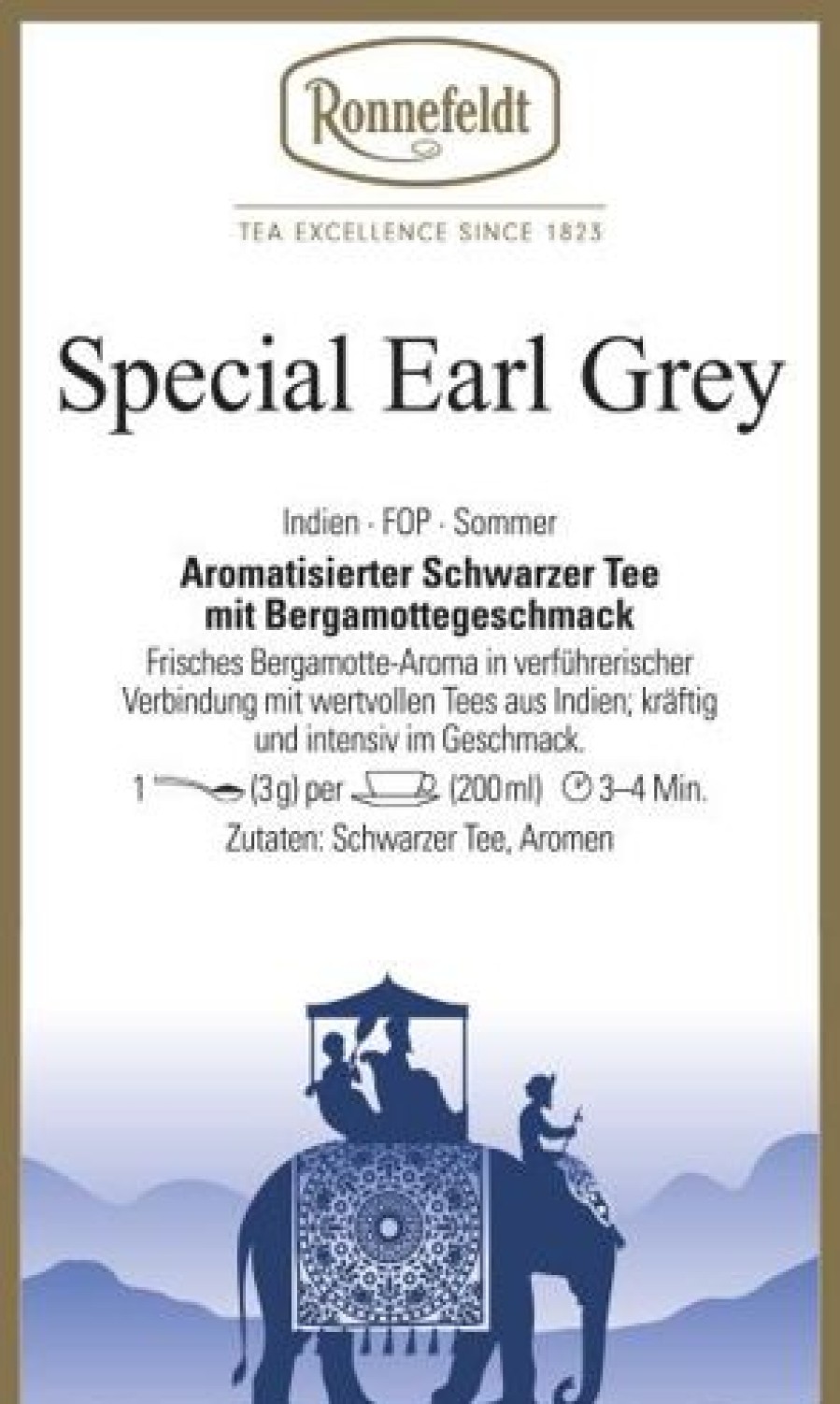 Schwarzer Tee | Ronnefeldt-Tee Special Earl Grey