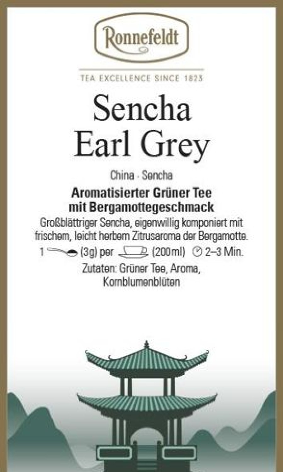 Gruner Tee | Ronnefeldt-Tee Sencha Earl Grey