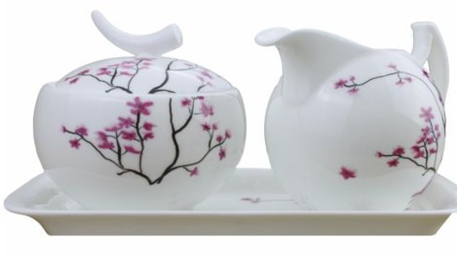 Teeservice | TeaLogic Cherry Blossom Milchknnchen Und Zuckertopf