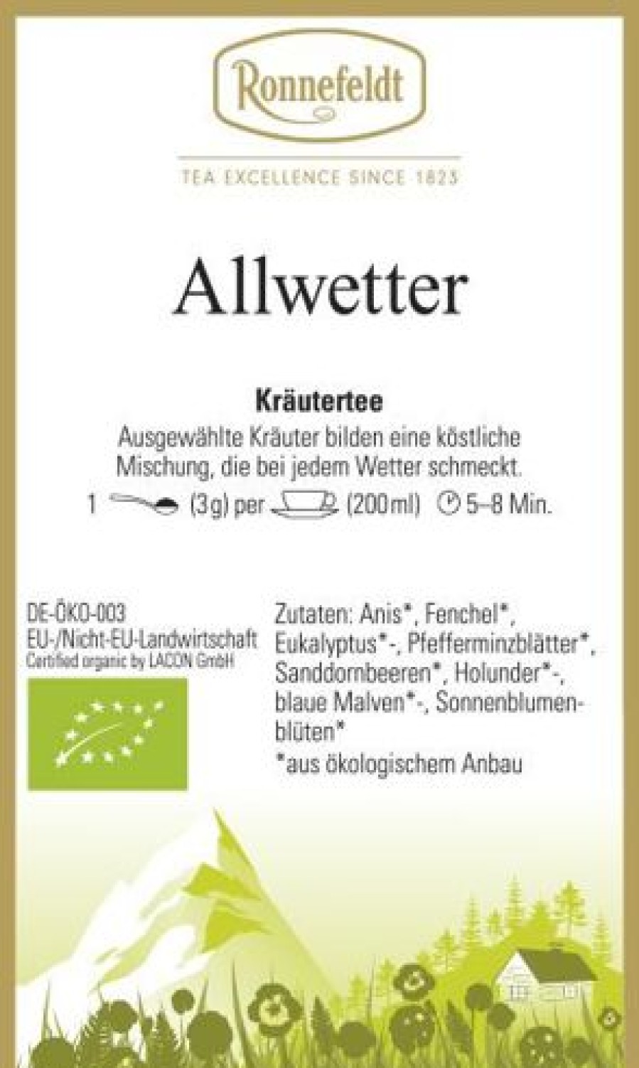 Bio Tee | Ronnefeldt-Tee Allwetter Bio