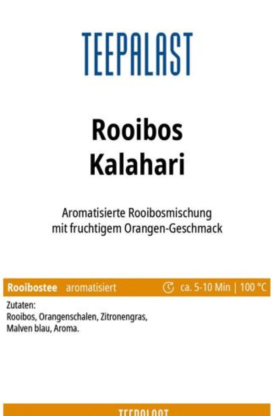 Rooibos Tee | Teepalast Rooibos Kalahari