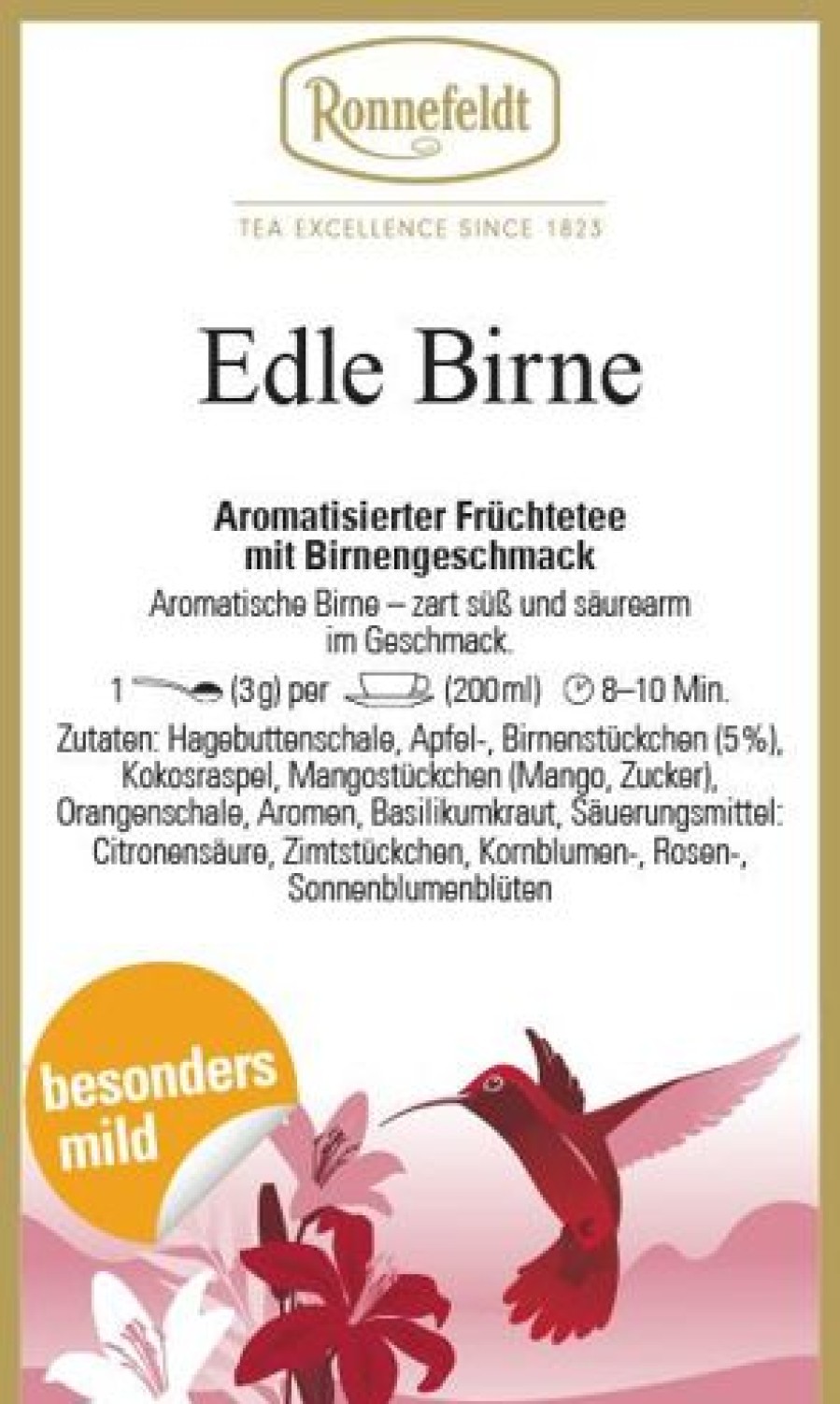 Eistee | Ronnefeldt-Tee Edle Birne