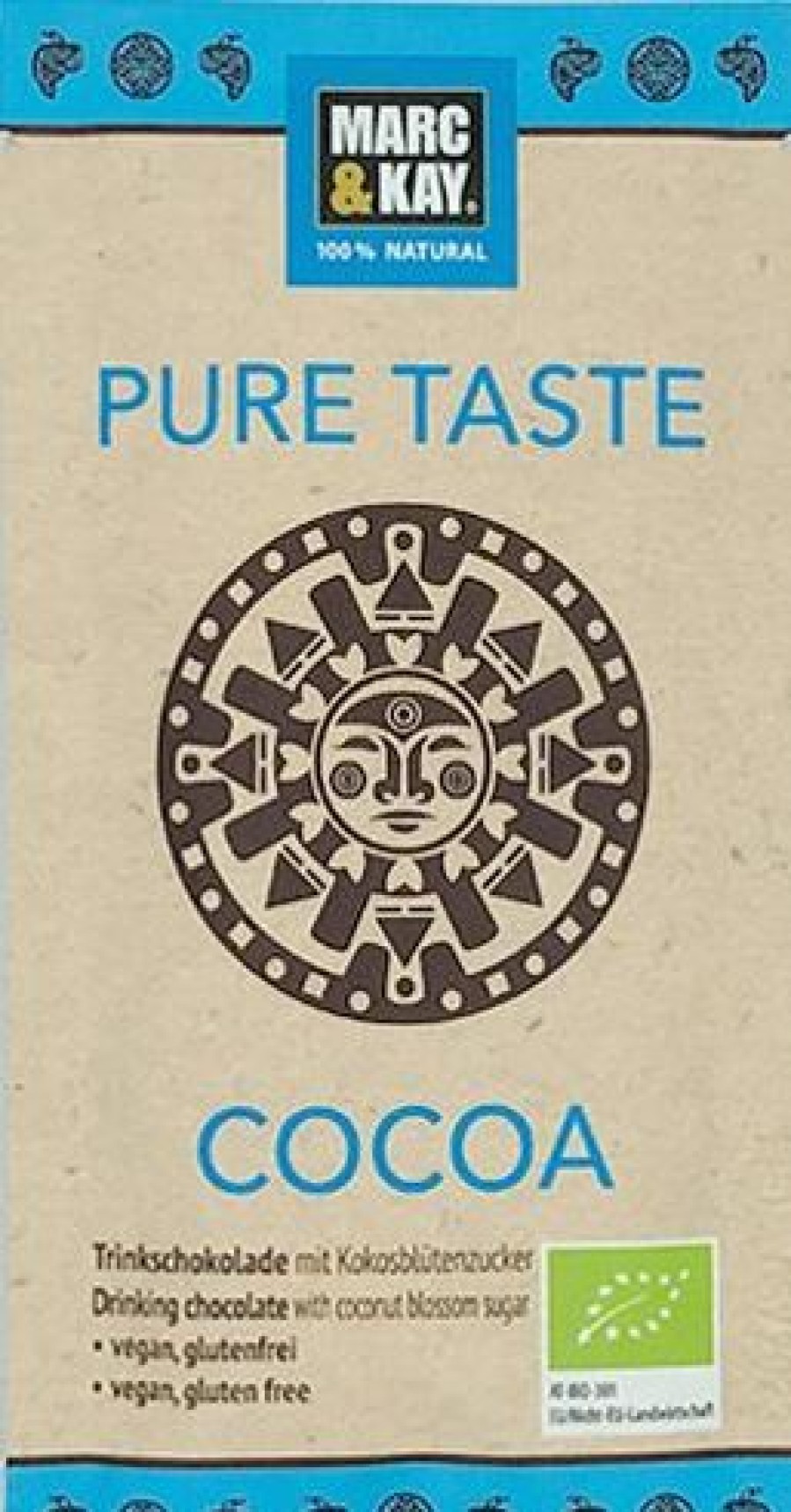 Kakao | Marc & Kay Trinkschokolade Pure Taste Cacao Bio Tte