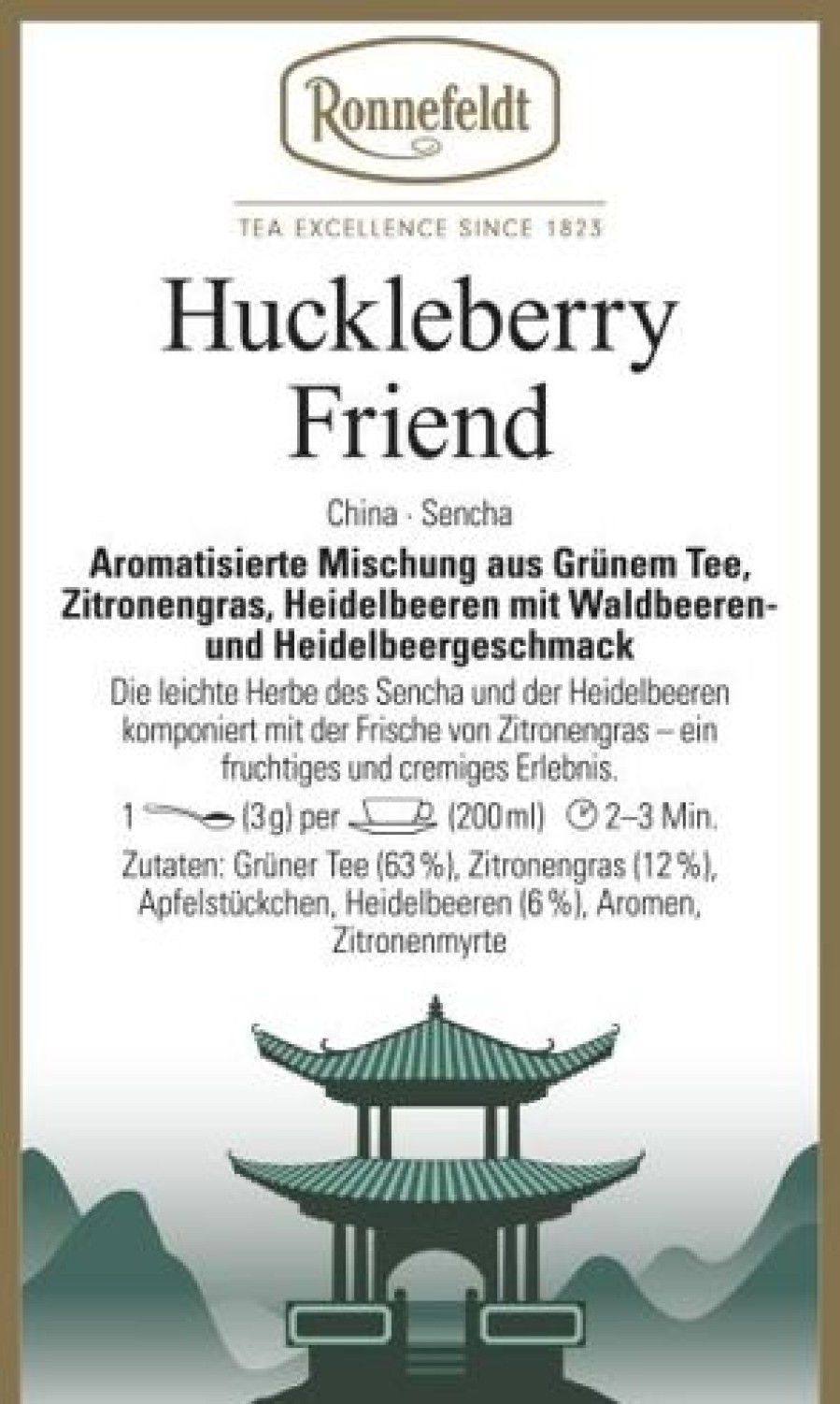 Ronnefeldt | Ronnefeldt-Tee Huckleberry Friend