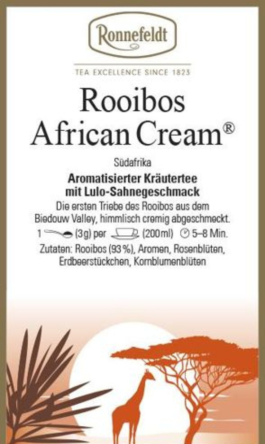 Rooibos Tee | Ronnefeldt-Tee Rooibos African Cream