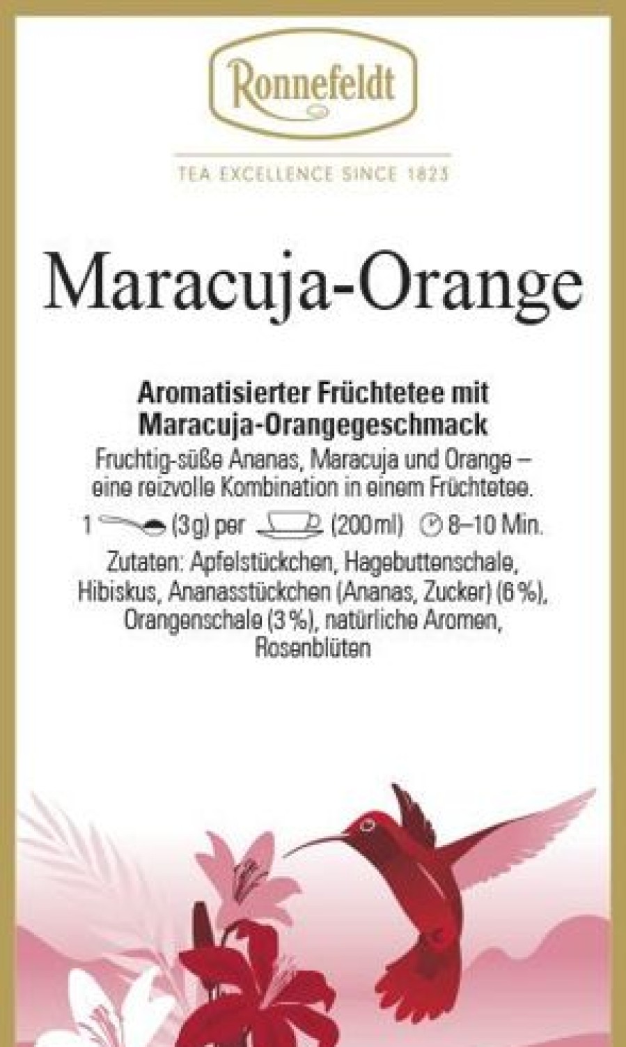 Eistee | Ronnefeldt-Tee Maracuja-Orange