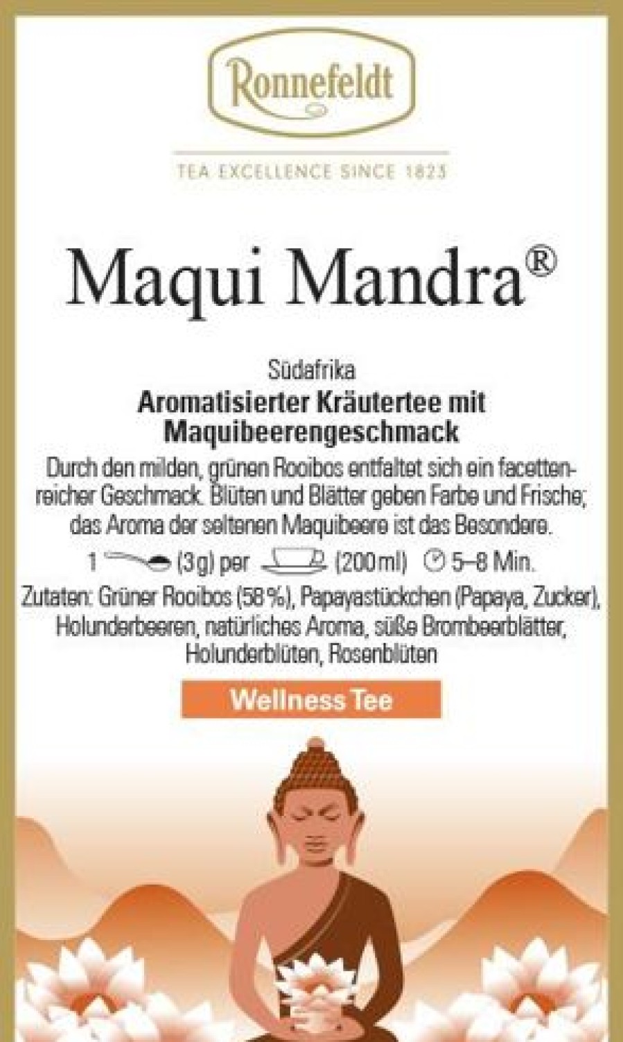 Wellness Tee | Ronnefeldt-Tee Maqui Mandra