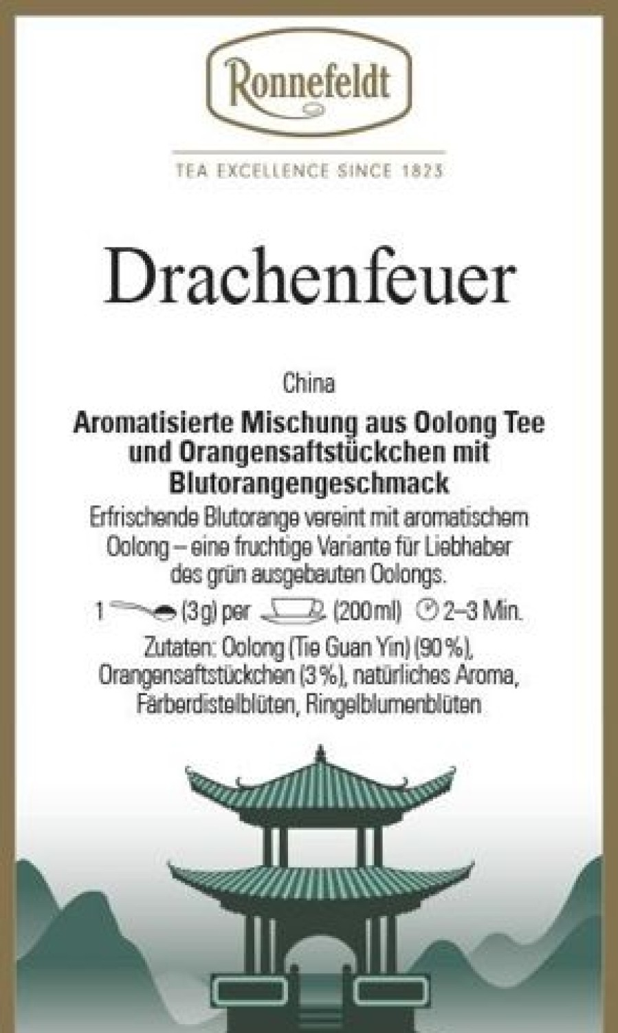 Oolong Tee | Ronnefeldt-Tee Drachenfeuer