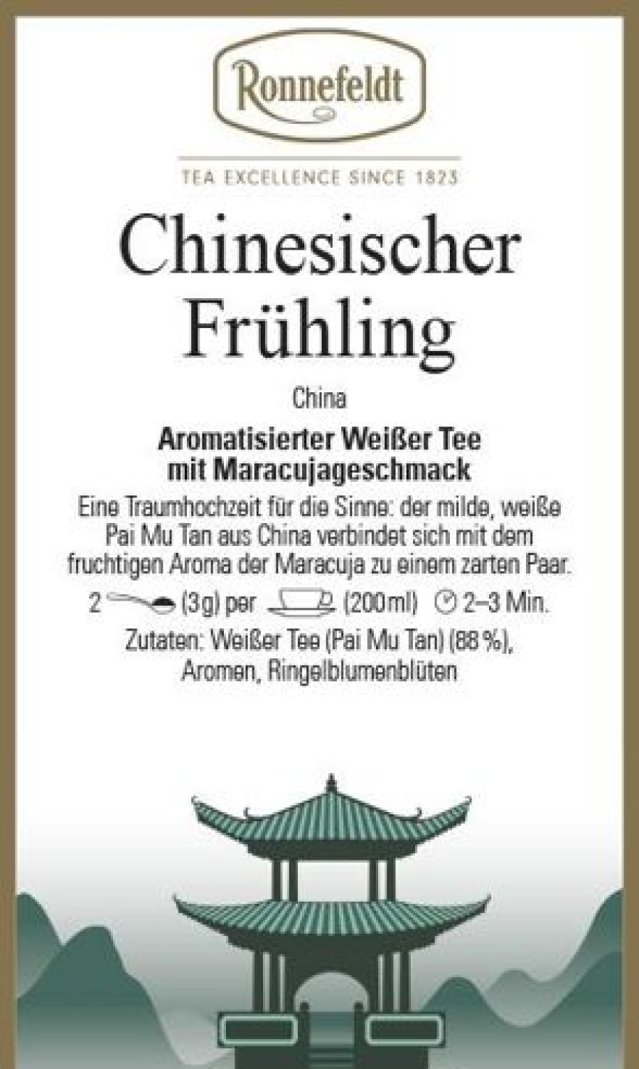 Weiser Tee | Ronnefeldt-Tee Chinesischer Frhling