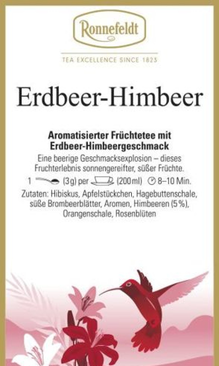 Fruchtetee | Ronnefeldt-Tee Erdbeer-Himbeer