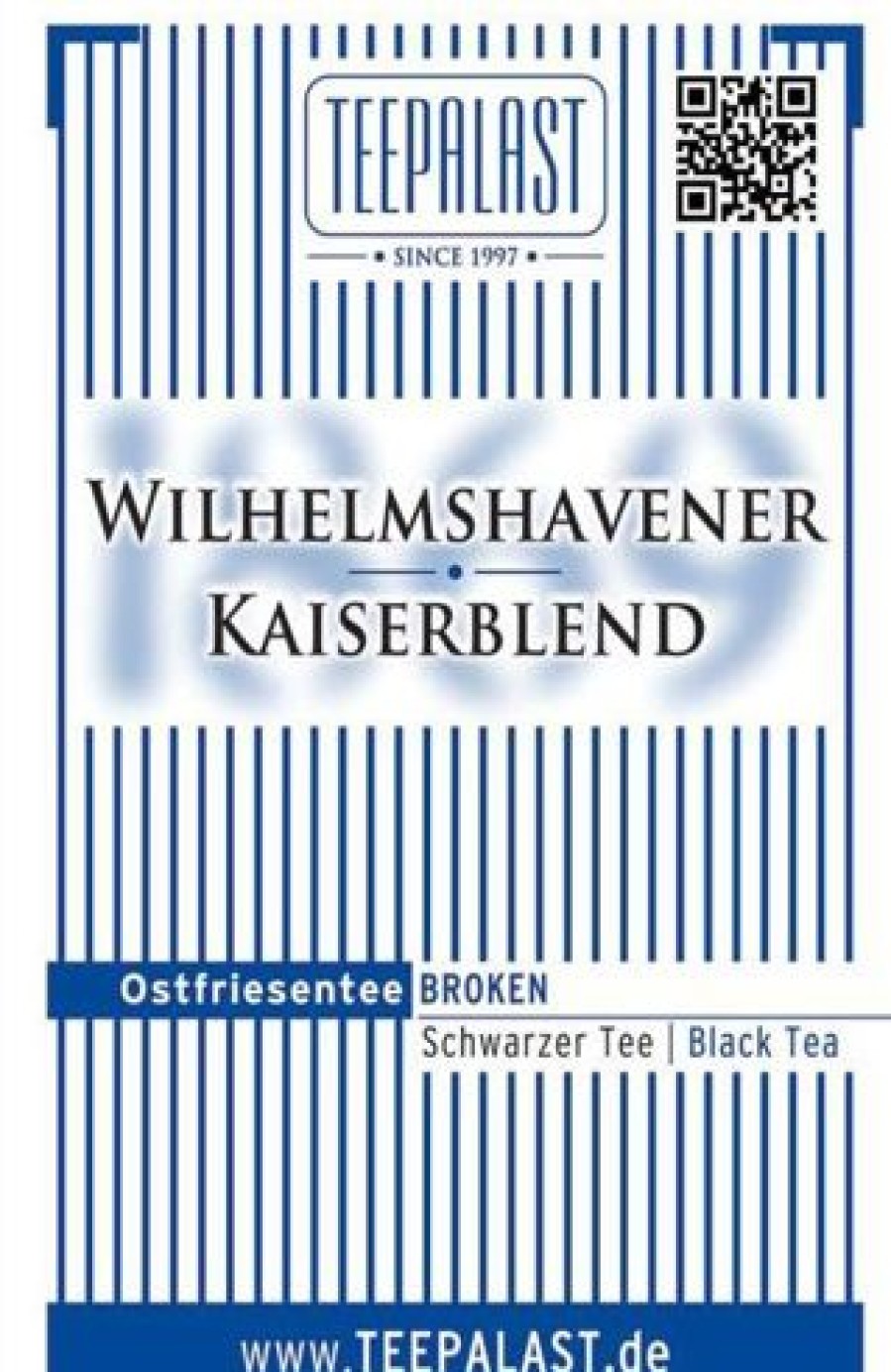 Schwarzer Tee | Teepalast Wilhelmshavener Kaiserblend