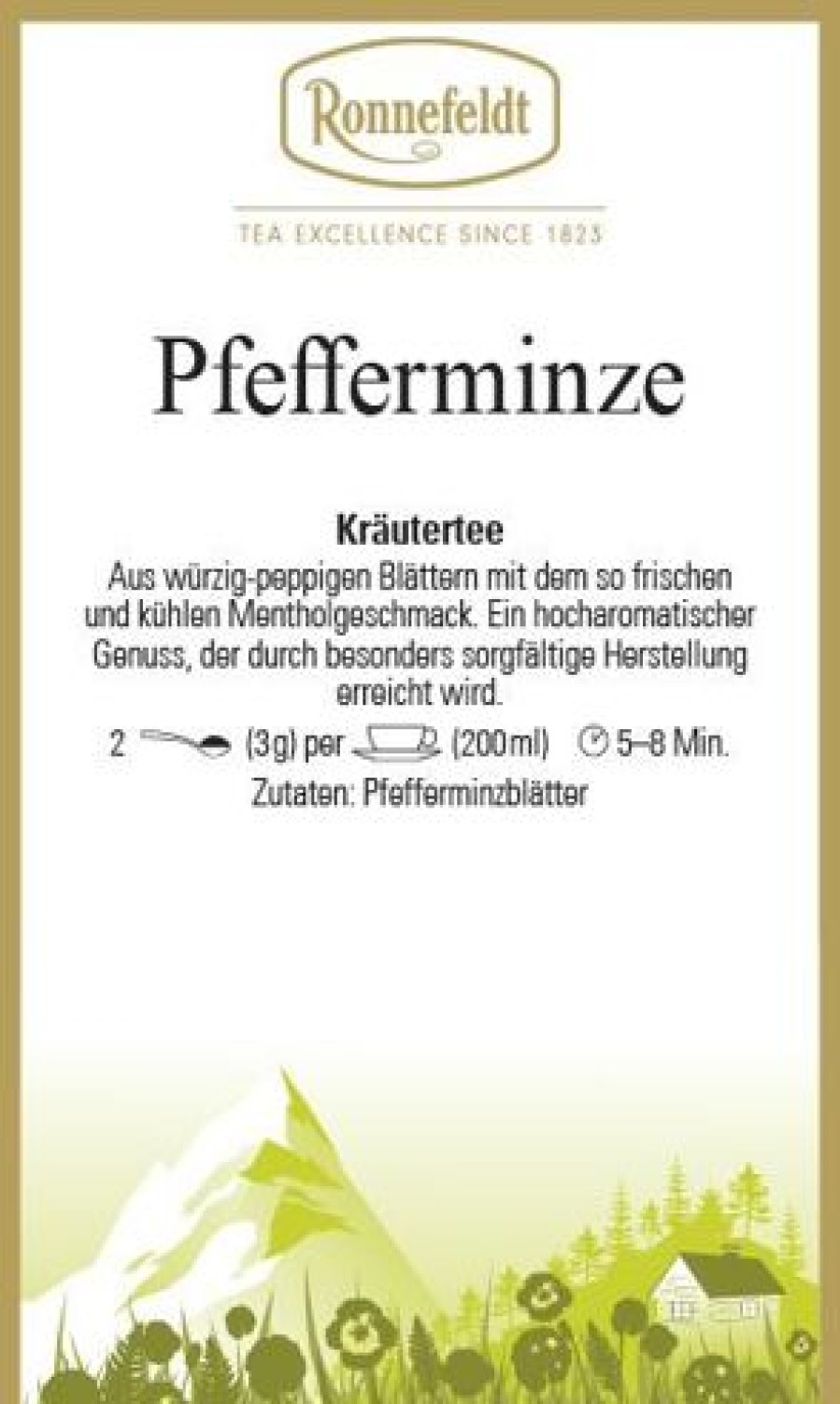 Krautertee | Ronnefeldt-Tee Pfefferminze