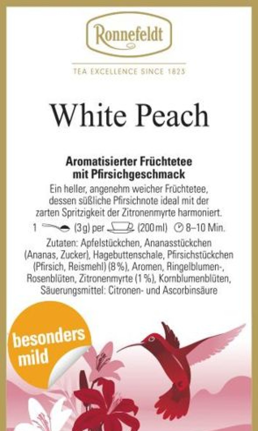 Fruchtetee | Ronnefeldt-Tee White Peach