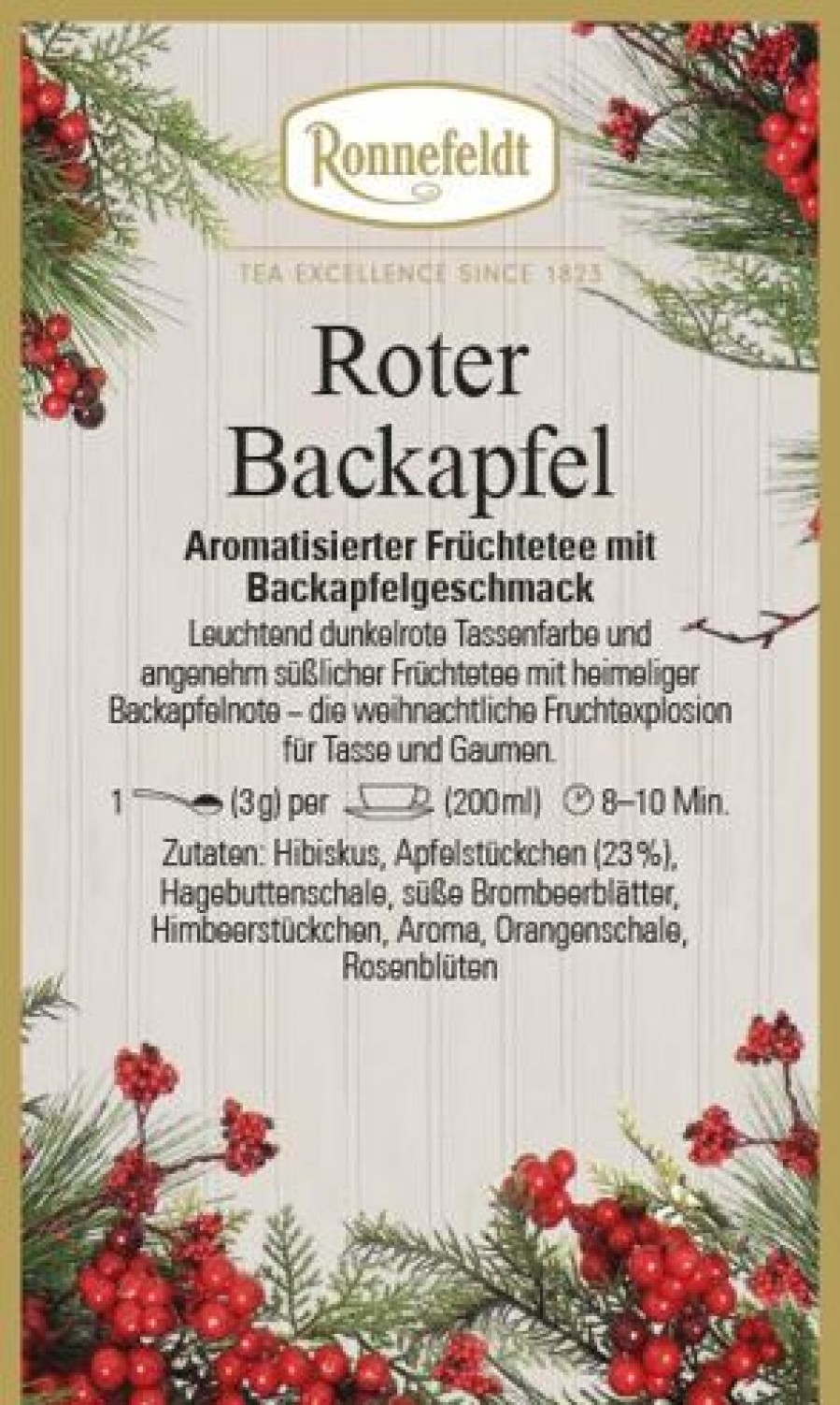 Weihnachtstee | Ronnefeldt-Tee Roter Backapfel