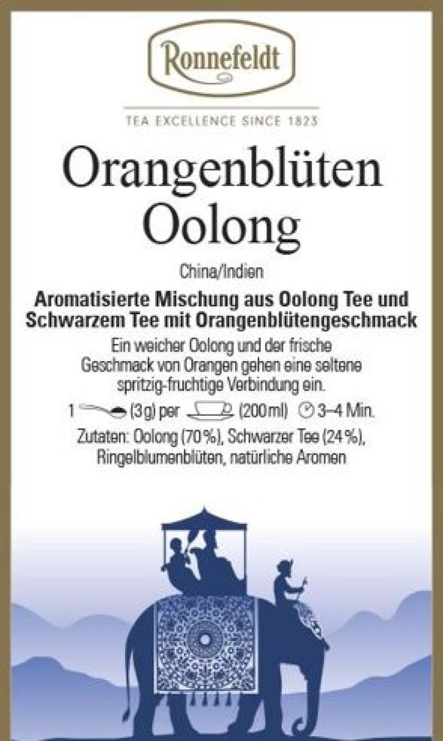 Oolong Tee | Ronnefeldt-Tee Orangenblten Oolong