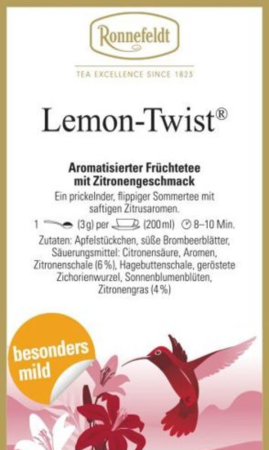 Fruchtetee | Ronnefeldt-Tee Lemon Twist