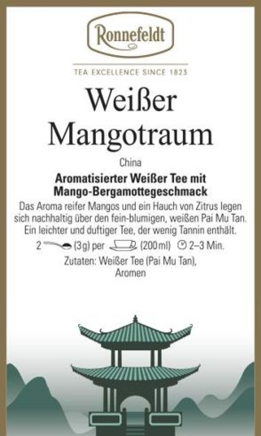 Weiser Tee | Ronnefeldt-Tee Weier Mangotraum