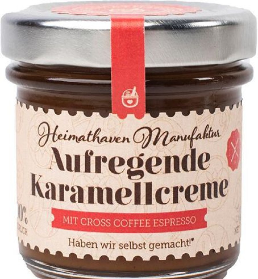 Konfituren Und Co. | Heimathaven Aufregende Karamellcreme Mit Cross Coffee Espresso Mini 65 G