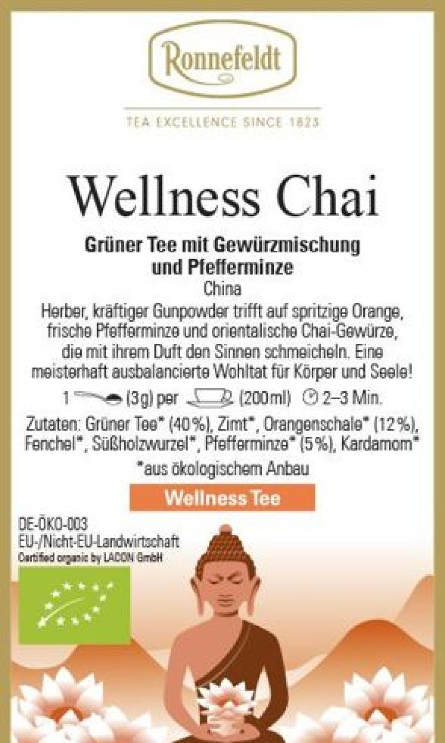 Wellness Tee | Ronnefeldt-Tee Wellness Chai Bio