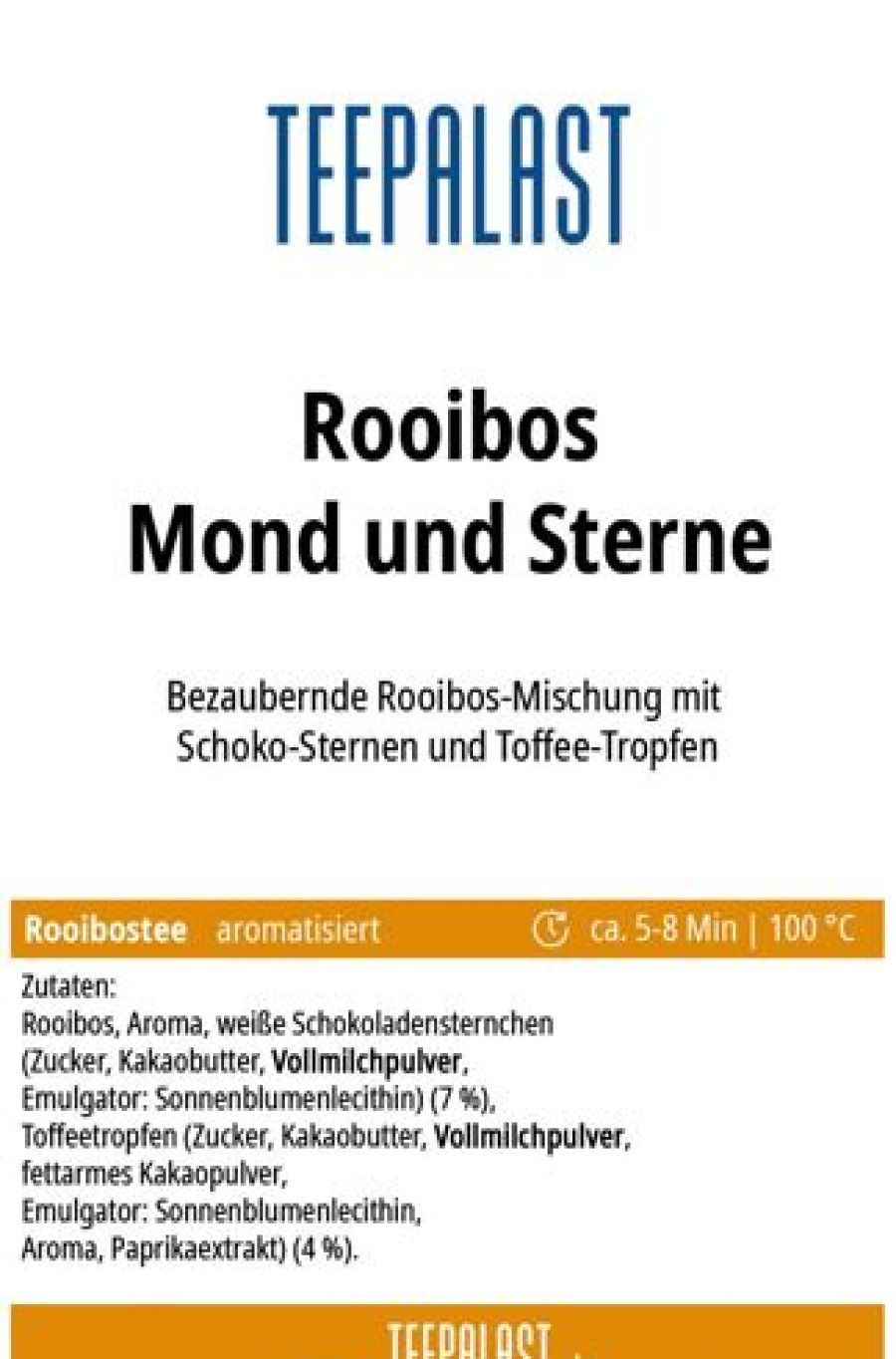 Rooibos Tee | Teepalast Rooibos Mond Und Sterne