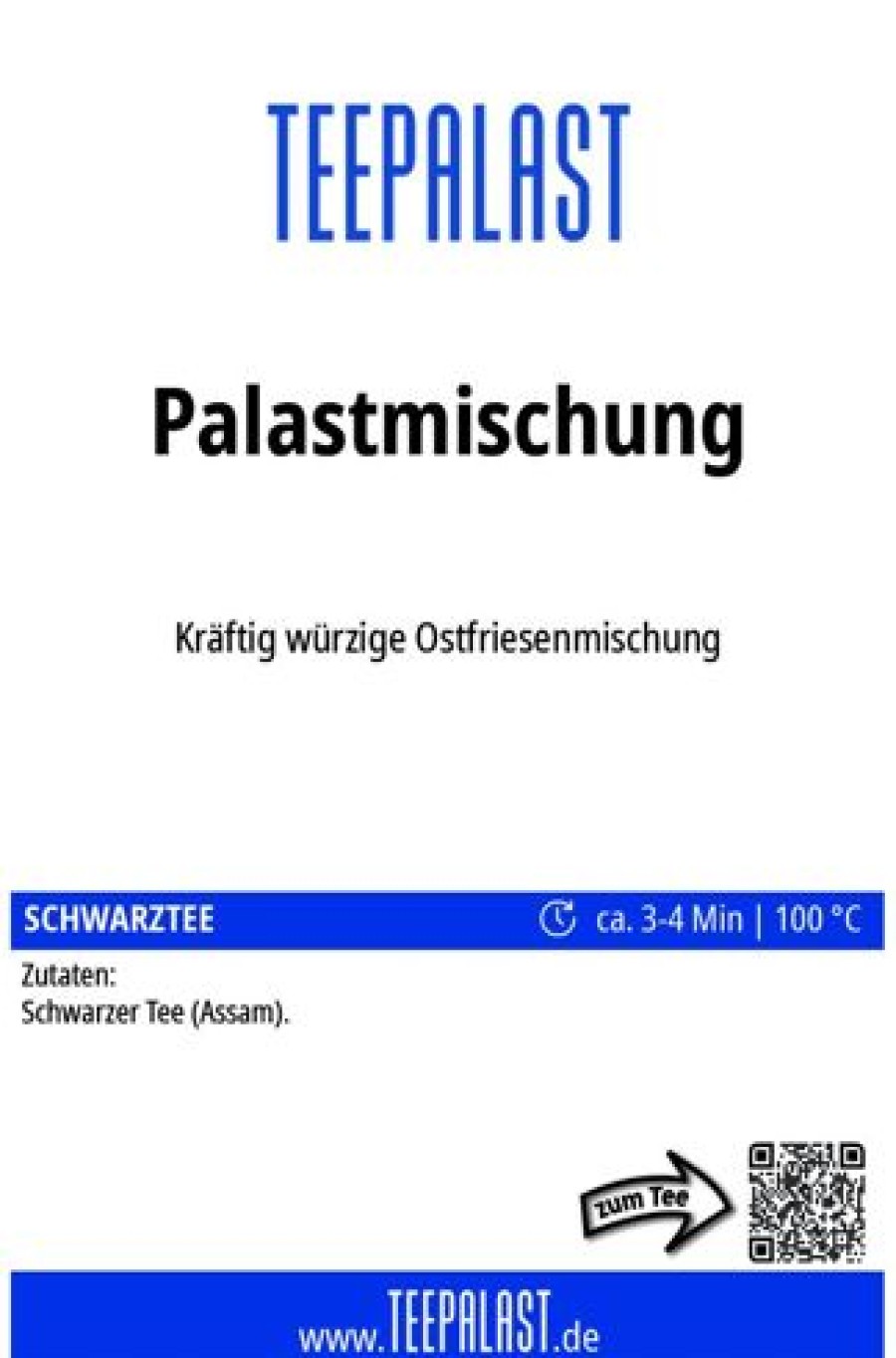 Schwarzer Tee | Teepalast Palastmischung