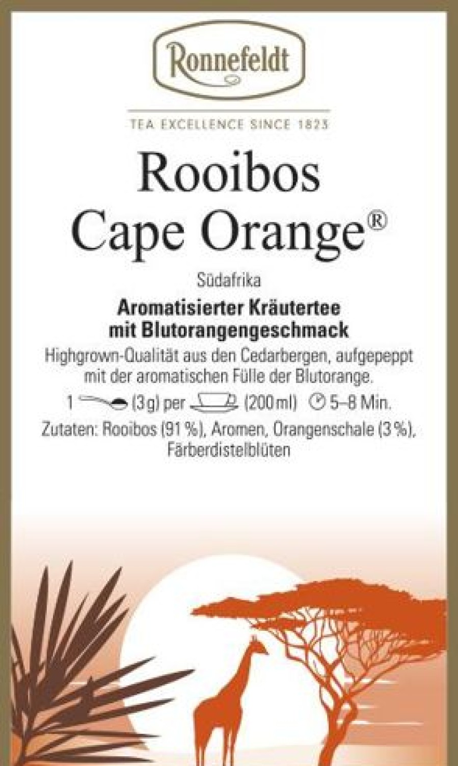 Rooibos Tee | Ronnefeldt-Tee Rooibos Cape Orange