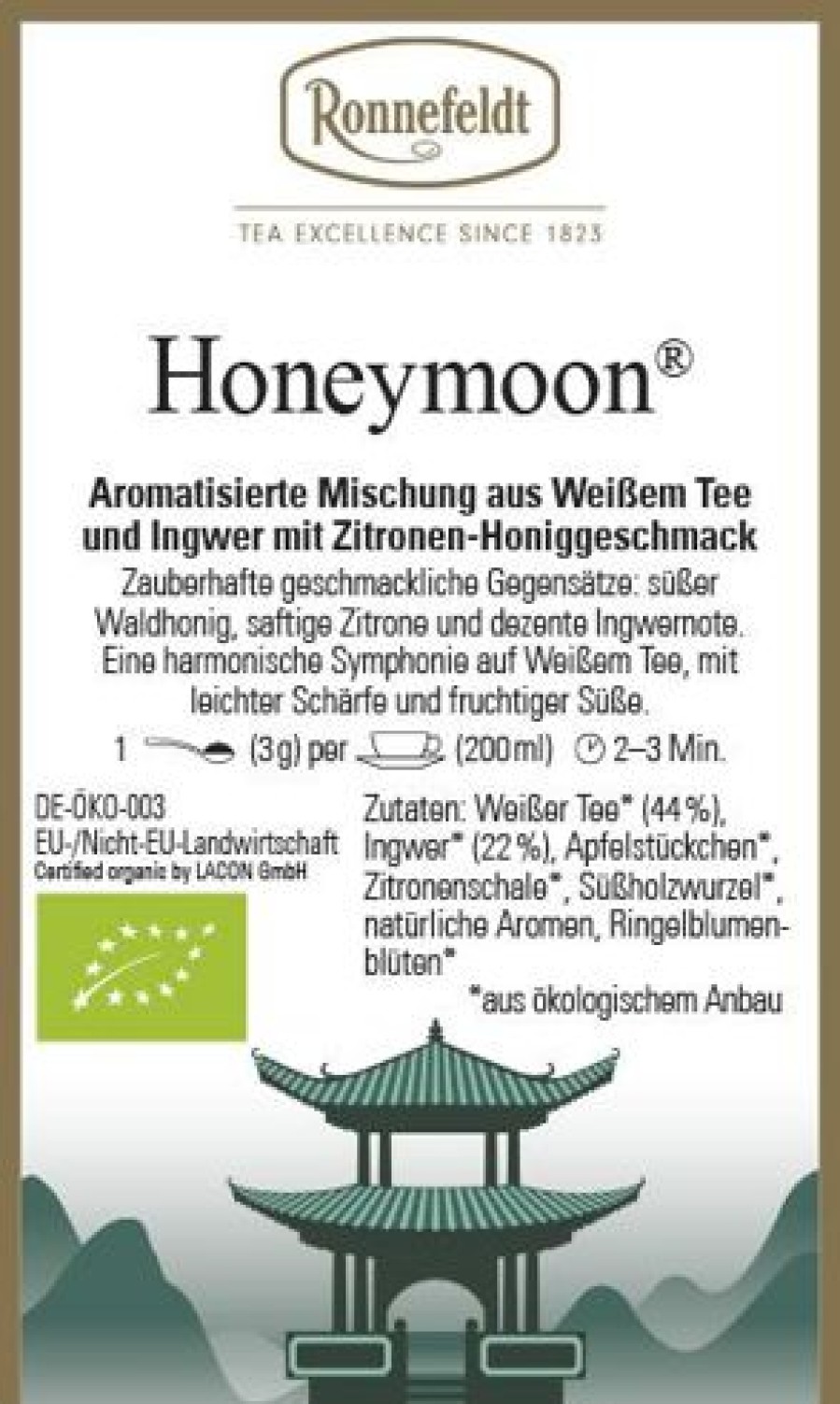 Weiser Tee | Ronnefeldt-Tee Honeymoon Bio