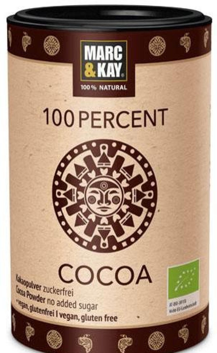 Kakao | Marc & Kay Trinkschokolade 100 Percent Cocoa Zuckerfrei Bio Dose