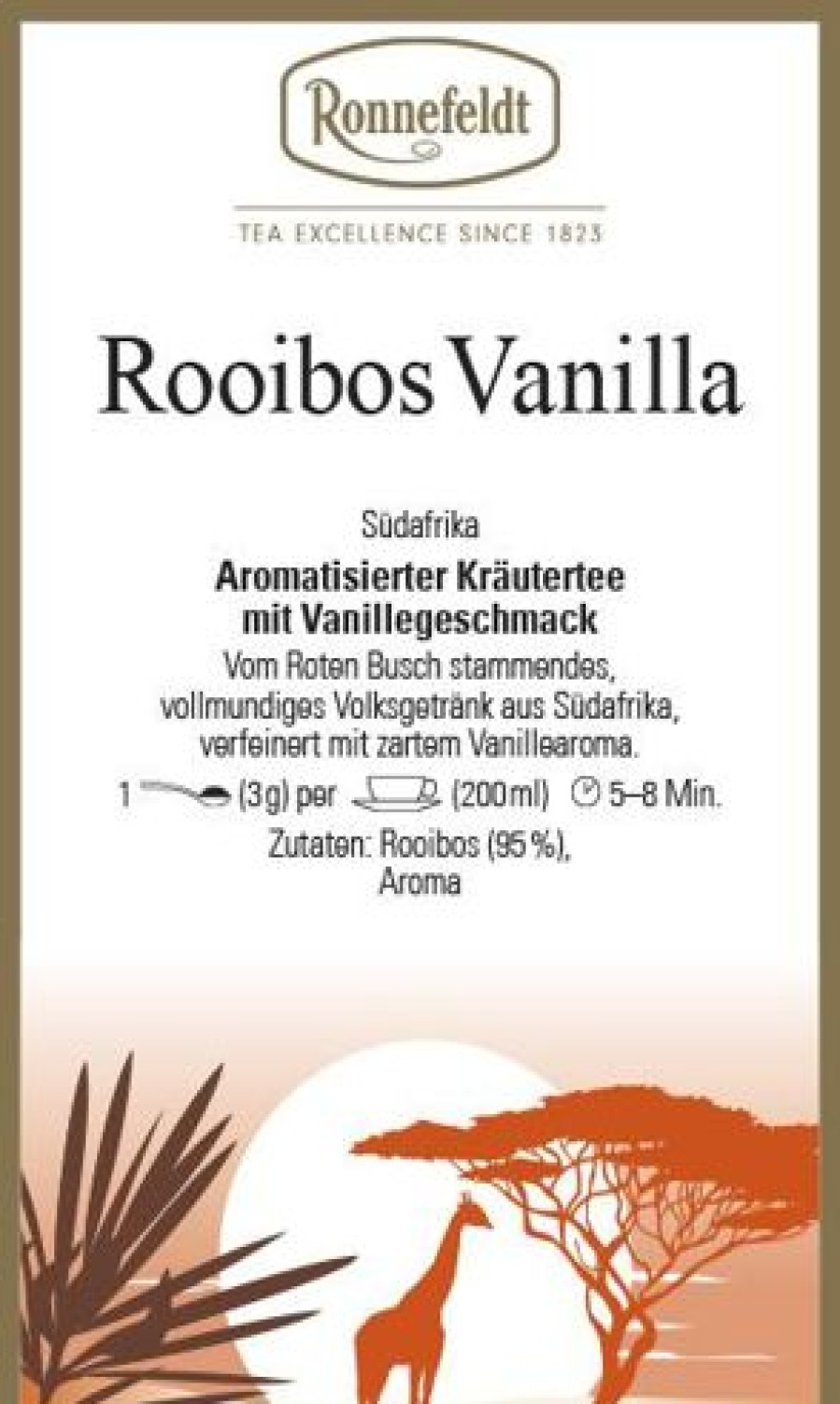 Rooibos Tee | Ronnefeldt-Tee Rooibos Vanilla