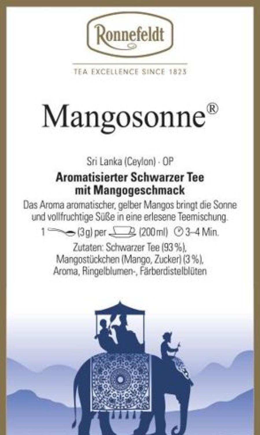 Eistee | Ronnefeldt-Tee Mangosonne