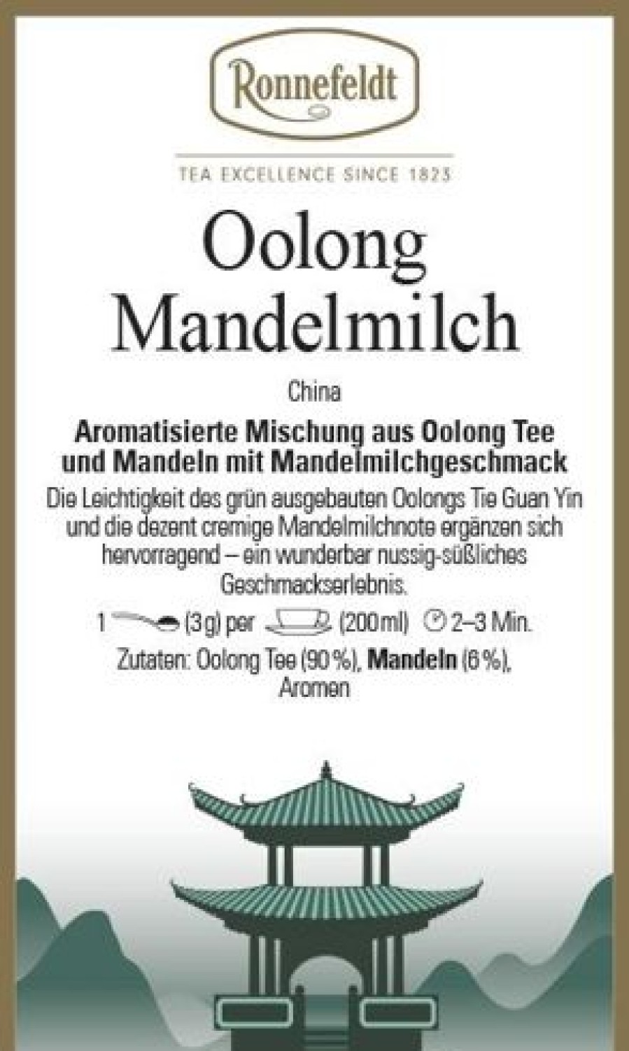 Oolong Tee | Ronnefeldt-Tee Oolong Mandelmilch