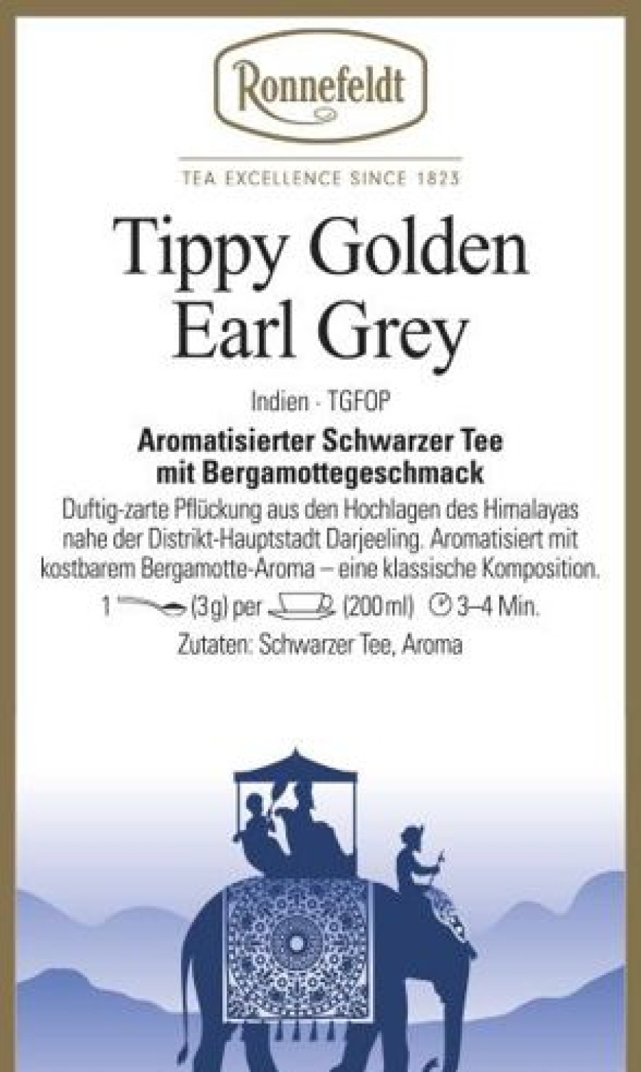 Schwarzer Tee | Ronnefeldt-Tee Tippy Golden Earl Grey