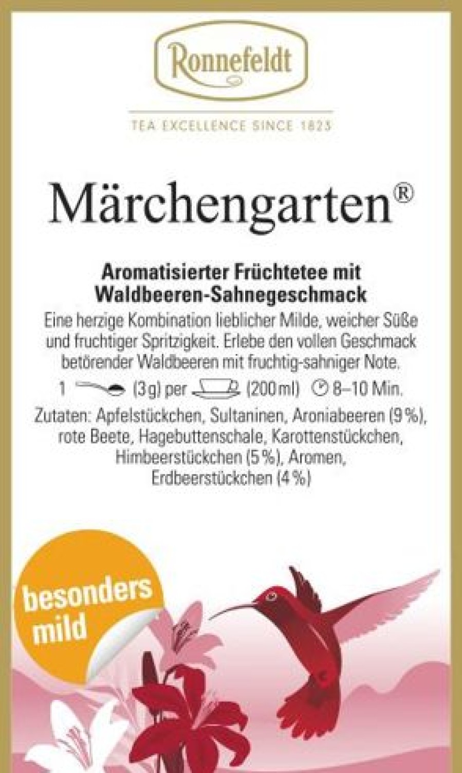 Fruchtetee | Ronnefeldt-Tee Mrchengarten